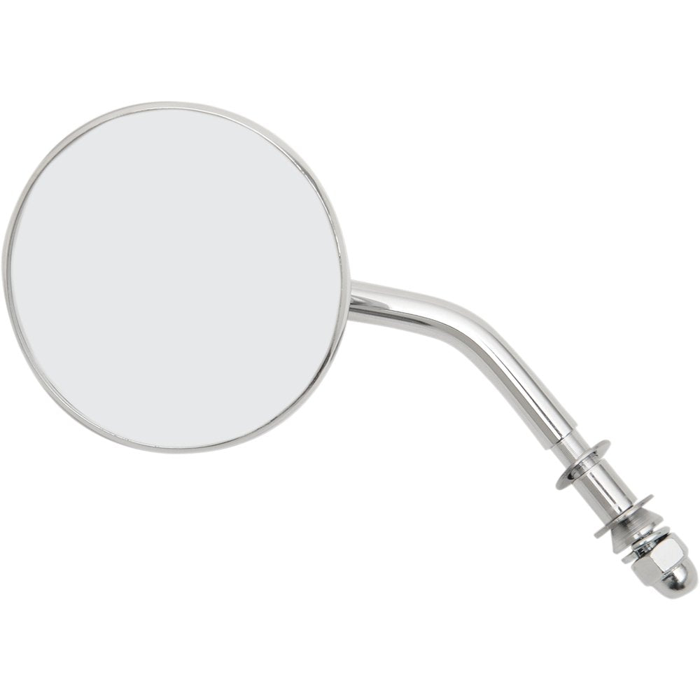 Emgo Mirror - Side View - Round - Chrome - 3" Stem - Left/Right - Each 20-06817