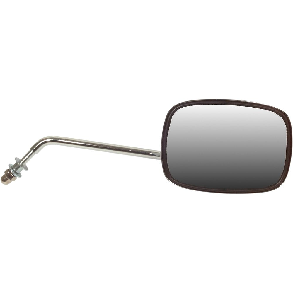 Emgo Mirror - Side View - Plain Face/Rectangle - Short Stem - Right - Bolt-On - Each 20-21713