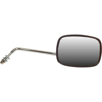 Emgo Mirror - Side View - Plain Face/Rectangle - Short Stem - Right - Bolt-On - Each 20-21713