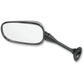 Emgo Mirror - Side View - Black/Carbon Fiber - Rectangle - Left - Honda 20-35224