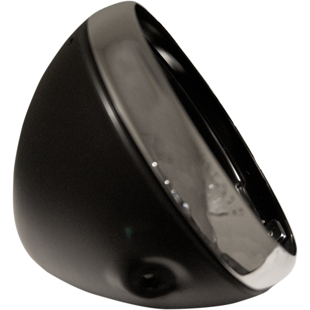 Emgo Lucas Style Headlight Shell - 7" - Black 66-65068