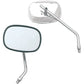 Emgo Mirror - Stamped - Plain - Side View - Rectangle - M10 x 1.25 - Chrome - Left/Right 20-34900