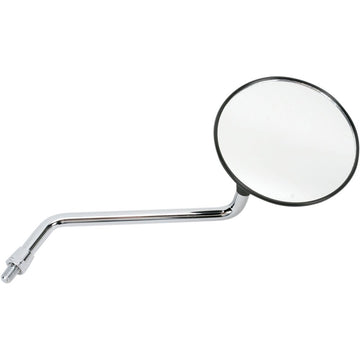 Emgo Mirror - Side View - Round - Black w/Chrome Stem - Right 20-31902