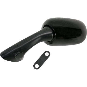 Emgo Mirror - Side View - Oval - Black - Left 20-87082