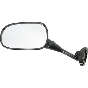 Emgo Mirror - Side View - Oval - Black - Left 20-87022