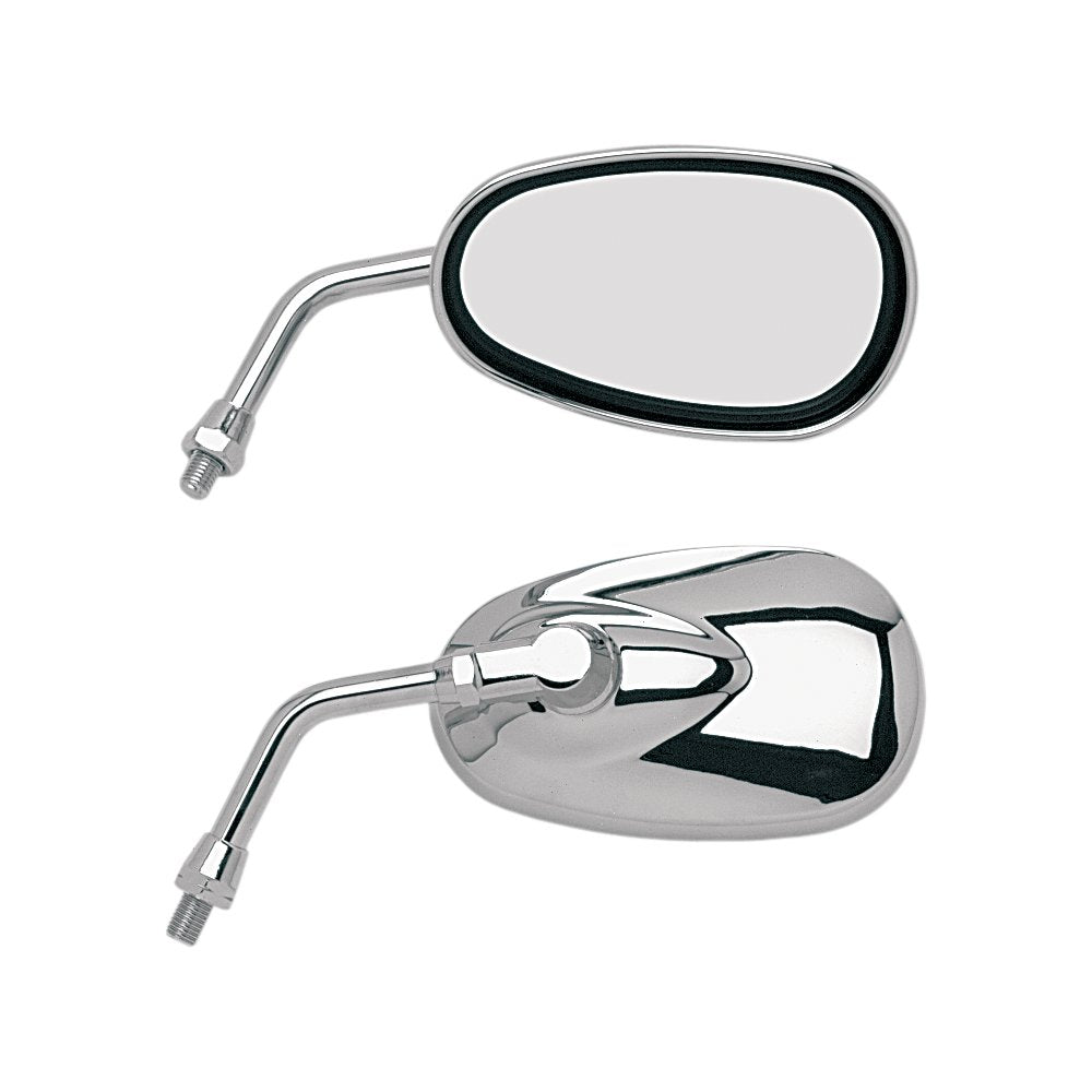 Emgo Mirror - 'Lil' Cruiser - Side View - Oval - Chrome - Left/Right 20-86835