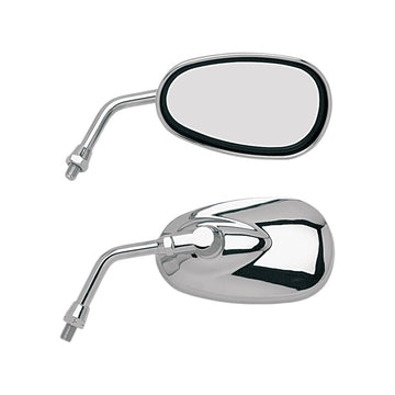 Emgo Mirror - 'Lil' Cruiser - Side View - Oval - Chrome - Left/Right 20-86835