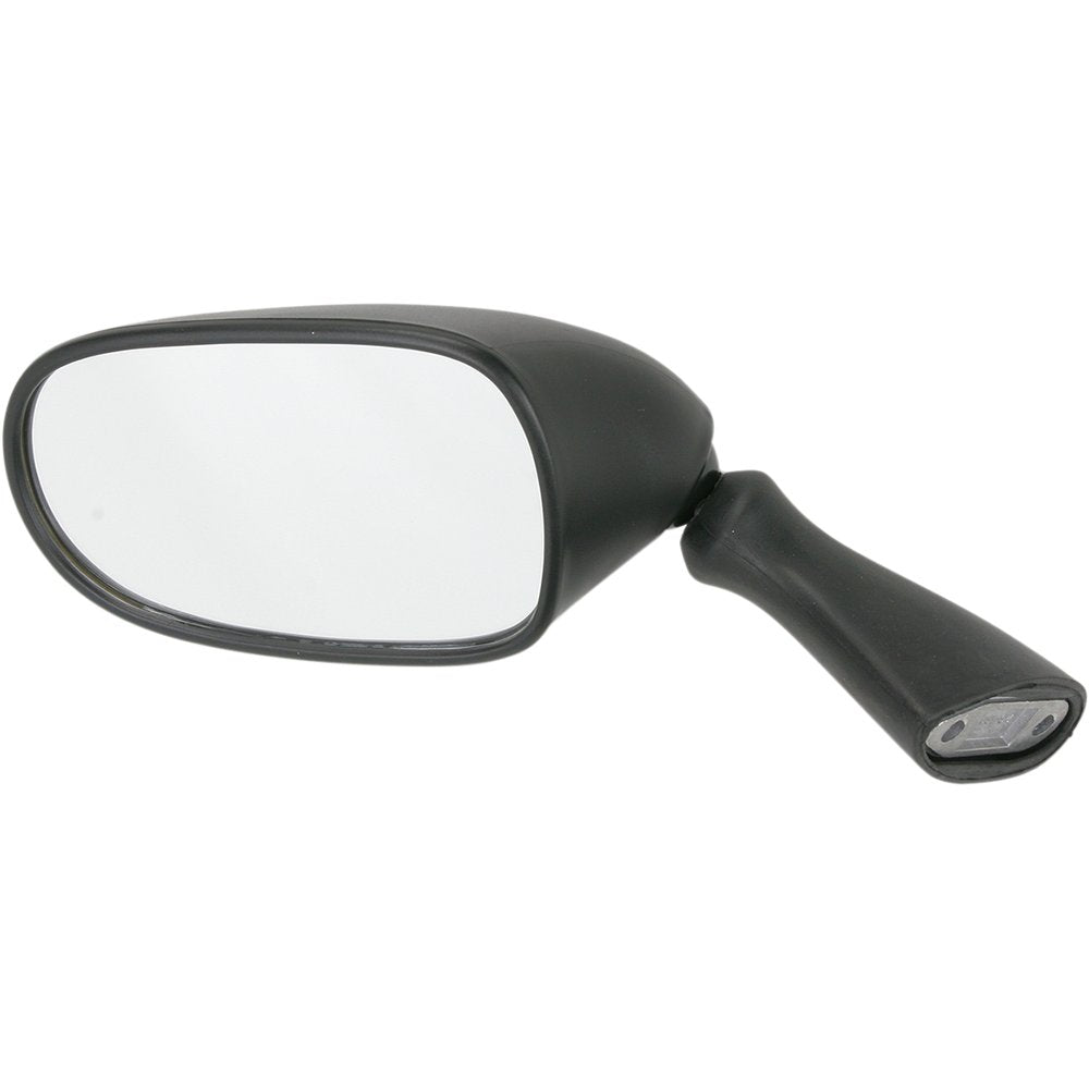 Emgo Mirror - Side View - Oval - Black - Left 20-78232