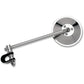Emgo Mirror - Side View - Round - 8" Stem - Chrome - Each - Universal 20-06808
