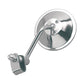 Emgo Mirror - Side View - Round - 4" Stem - Chrome - Each - Universal 20-06804