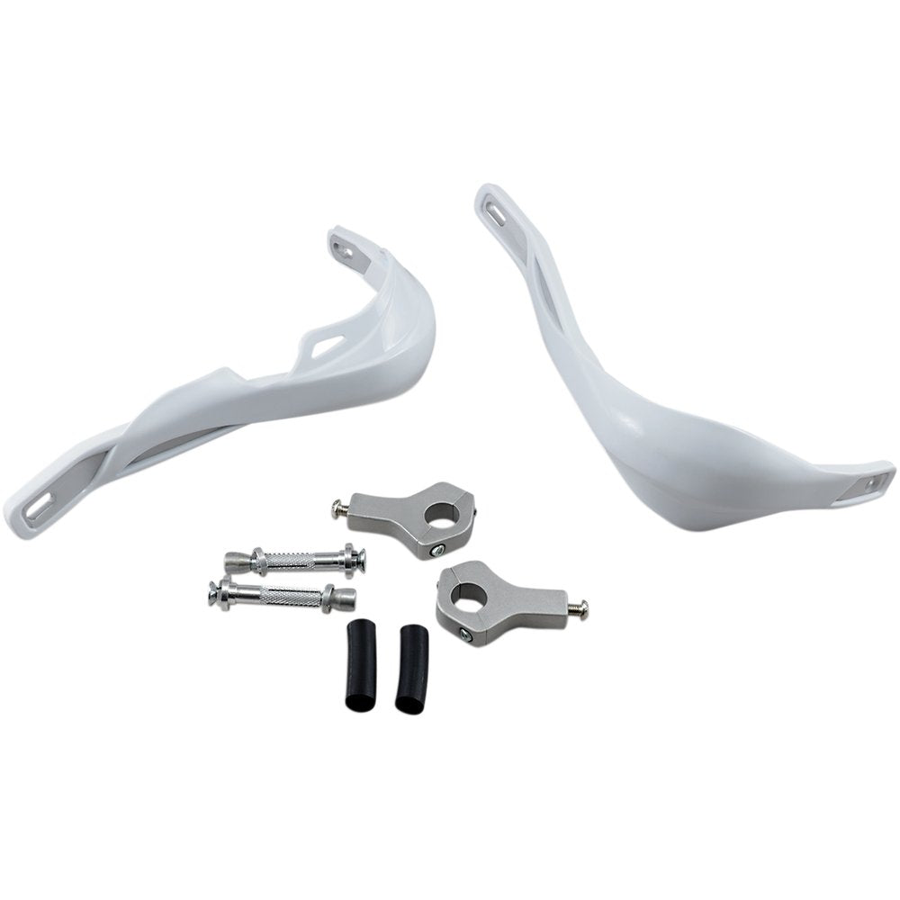 Emgo Pro-Guard Reinforced Handguards - White 79-97950