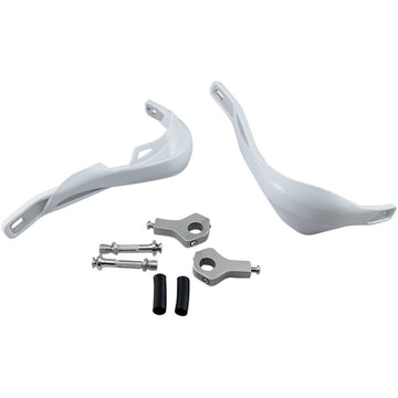 Emgo Pro-Guard Reinforced Handguards - White 79-97950