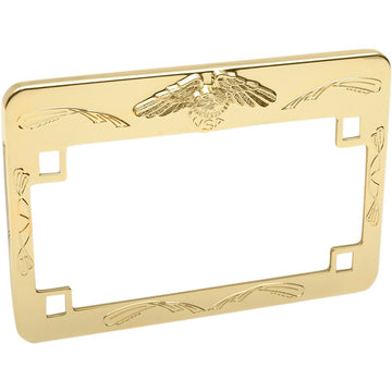Emgo Eagle License Plate Frame - Gold 86-42650
