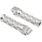 Emgo Rear Footpegs - Silver - Suzuki 50-11321