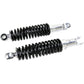 Emgo Custom Shorty Shocks with Shroud - Chrome Body/Black Spring Finish - Clevis Lowering 17-05696