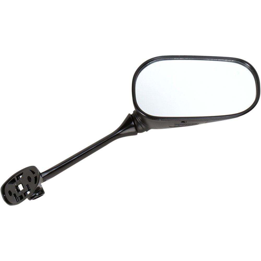 Emgo Mirror - Side View - Oval - Black - Right 20-97211