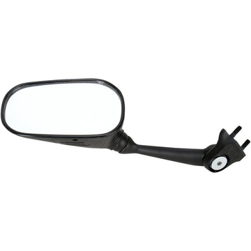 Emgo Mirror - Side View - Oval - Black - Left 20-57902