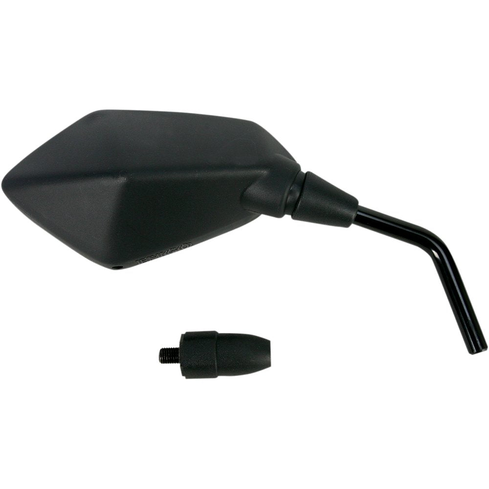 Emgo Mirror - Side View - Polygon - Black - Right 20-49201