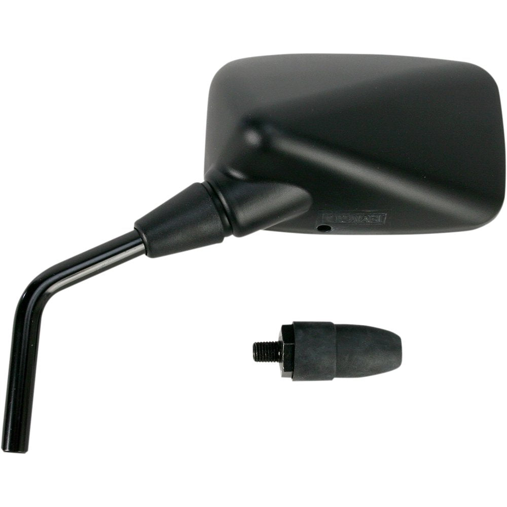 Emgo Mirror - Side View - Rectangle - Black - Left 20-43022