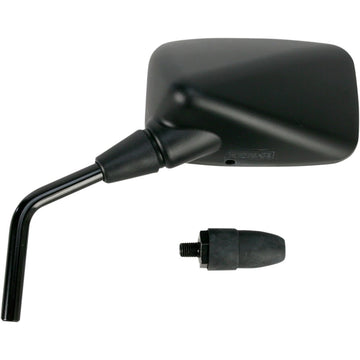 Emgo Mirror - Side View - Rectangle - Black - Left 20-43022