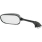 Emgo Mirror - Side View - Black/Carbon Fiber - Rectangle - Left - Yamaha 20-80544