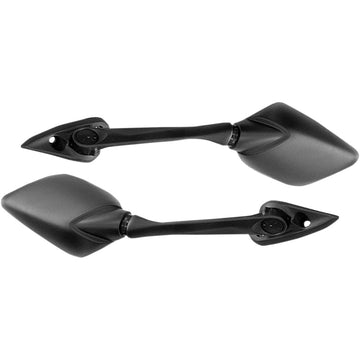 Emgo Mirror - Side View - Polygon - Black - Right 20-80831
