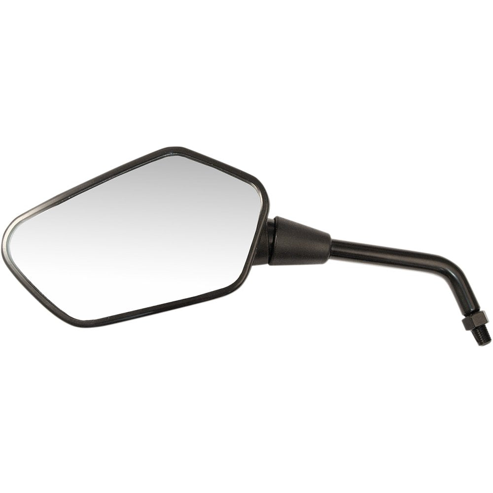 Emgo Mirror - Side View - Polygon - Black - Left 20-61732