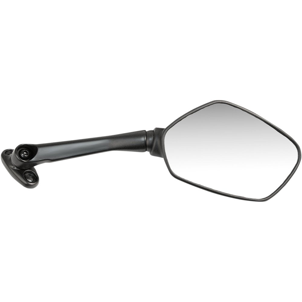 Emgo Mirror - Side View - Polygon - Black - Right 20-61721