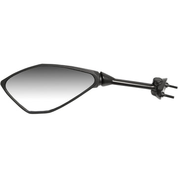 Emgo Mirror - Side View - Polygon - Black - Left 20-49302