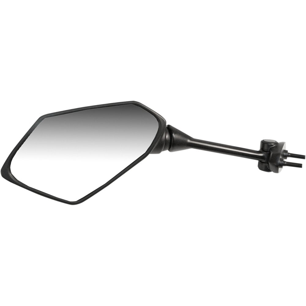 Emgo Mirror - Side View - Polygon - Black - Left 20-49292
