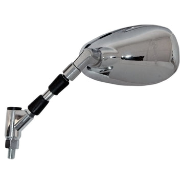Emgo Mirror - Side View - Oval - Chrome - Left 20-57932