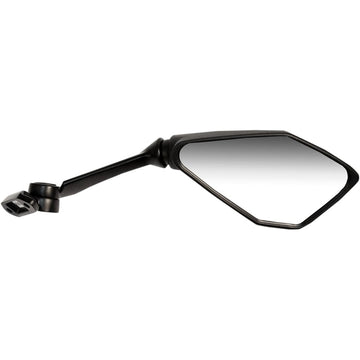 Emgo Mirror - Side View - Polygon - Black - Right 20-49261