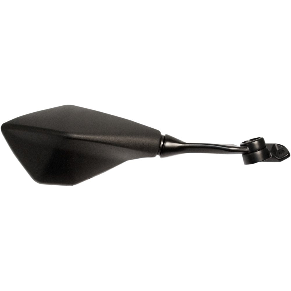 Emgo Mirror - Side View - Polygon - Black - Right 20-49251