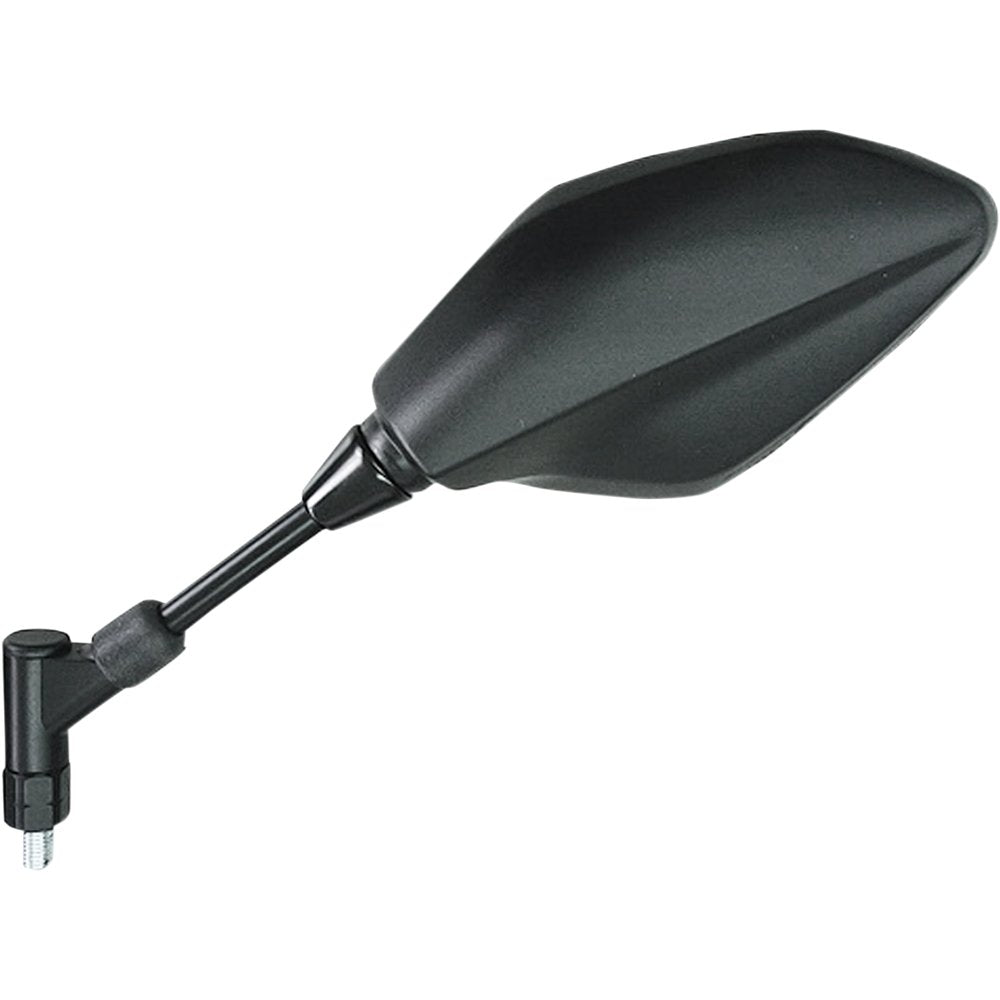 Emgo Mirror - Side View - Polygon - Black - Left 20-34942