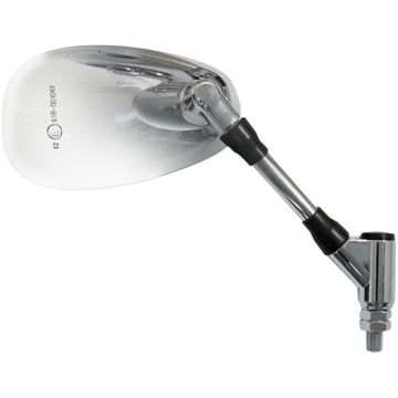 Emgo Mirror - Side View - Oval - Chrome - Right 20-34921