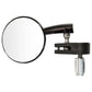 Emgo Mirror - Side View - Round - Black - Left 20-34042