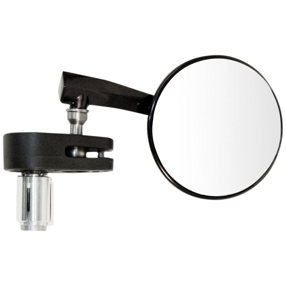 Emgo Mirror - Side View - Round - Black - Right 20-34041