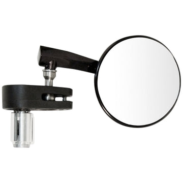 Emgo Mirror - Side View - Round - Black - Right 20-34041