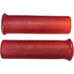 Emgo Star Fire Flake Grips - Retro - Metal - 7/8" - Red 42-21124