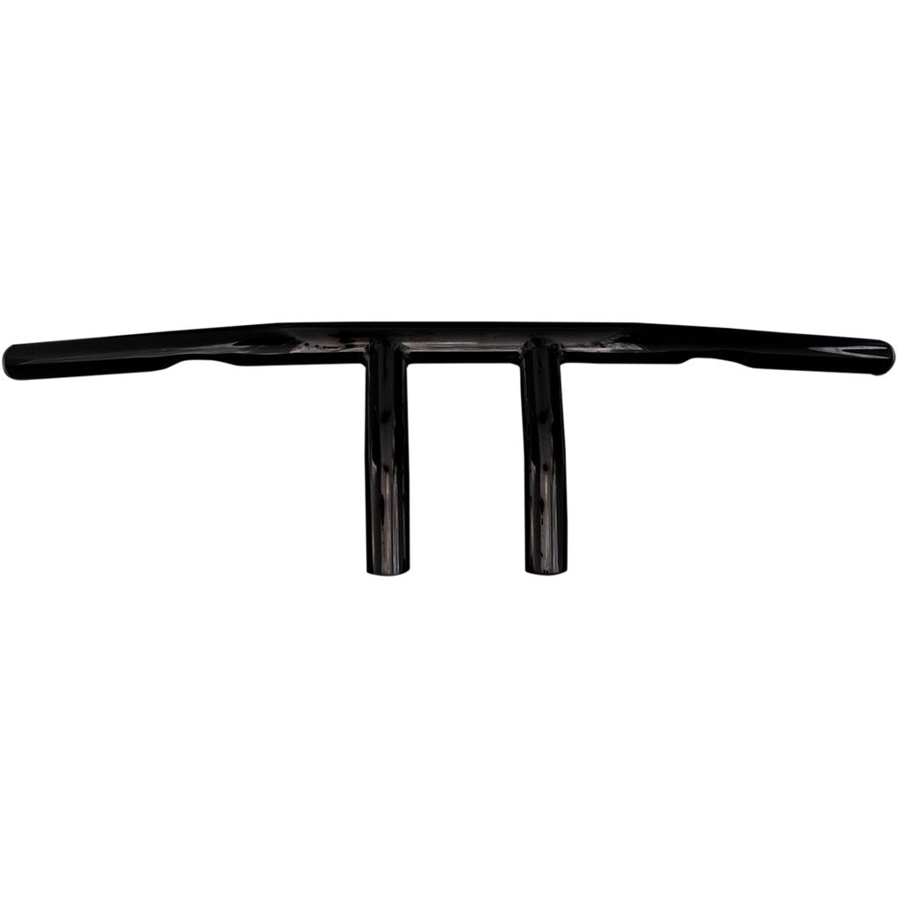 Emgo 1" T-Bar Handlebar - 4" - Dimpled - Black 07-93420B