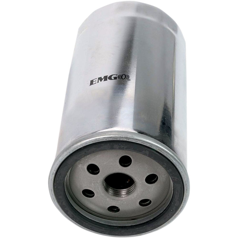 Emgo Oil Filter - Chrome - Harley-Davidson 10-82420