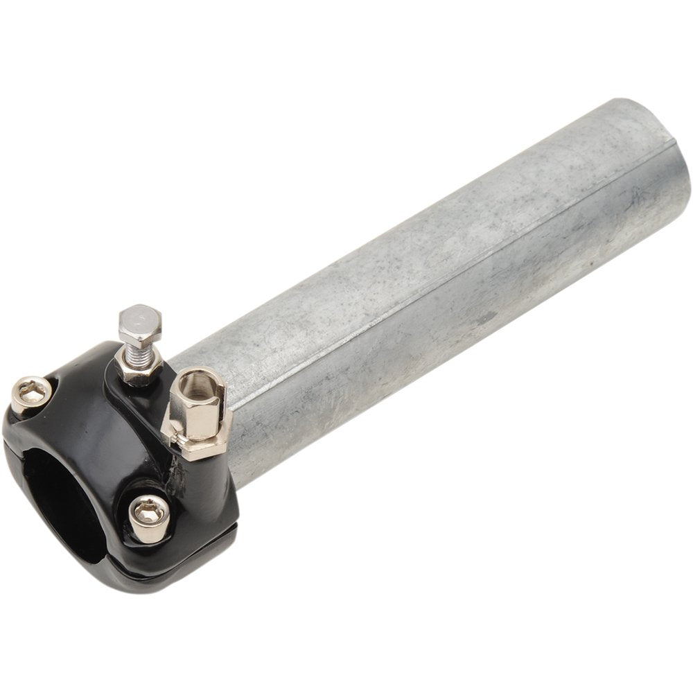 Emgo 1" Throttle Assembly - Single Cable - Black 44-29472B