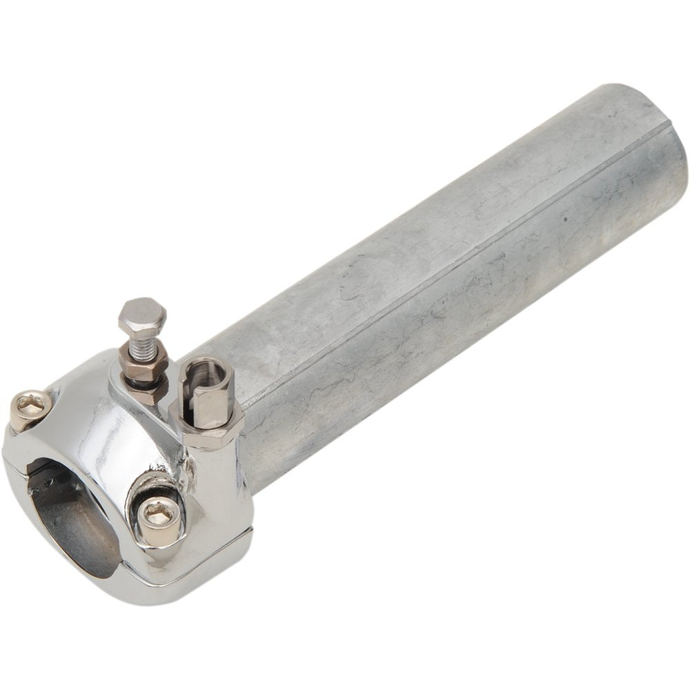 Emgo 1" Throttle Assembly - Single Cable - Chrome 44-29472