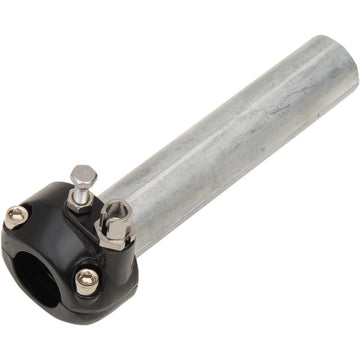 Emgo 7/8" Throttle Assembly - Single Cable - Black 44-29470B