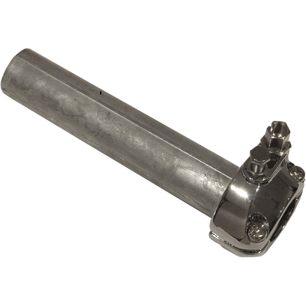 Emgo 7/8" Throttle Assembly - Single Cable - Chrome 44-29470