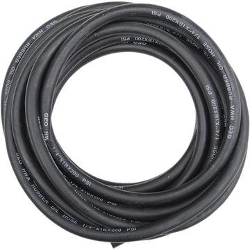 Emgo Oil/Fuel Line - Black - 1/4" x 25' 14-03711