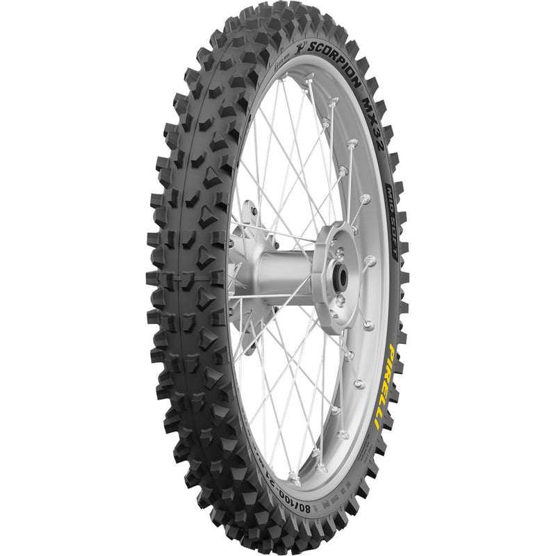 Pirelli Tire - Scorpion* MX32 Mid Soft - Front - 80/100-21 - 51M 4574700