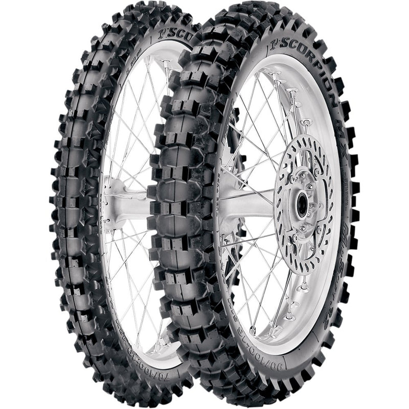Pirelli Tire - Scorpion* MX32 Mid Soft - Rear - 90/100-16 - 51M 4238300