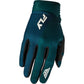 F 16 Gloves Teal/White Md
