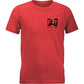 Youth Fly Punk Tee Red Yl